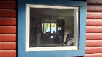 Fönster efter slutmålning